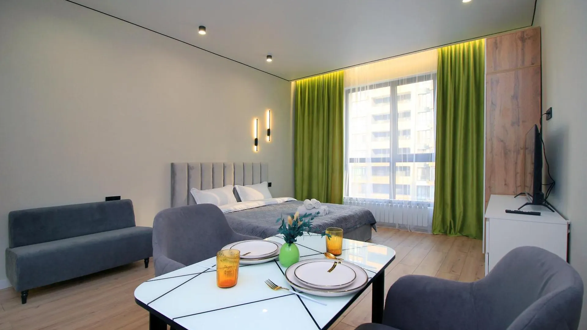 Уютный Апартмент В Жк Four Seasons Apartment Almaty