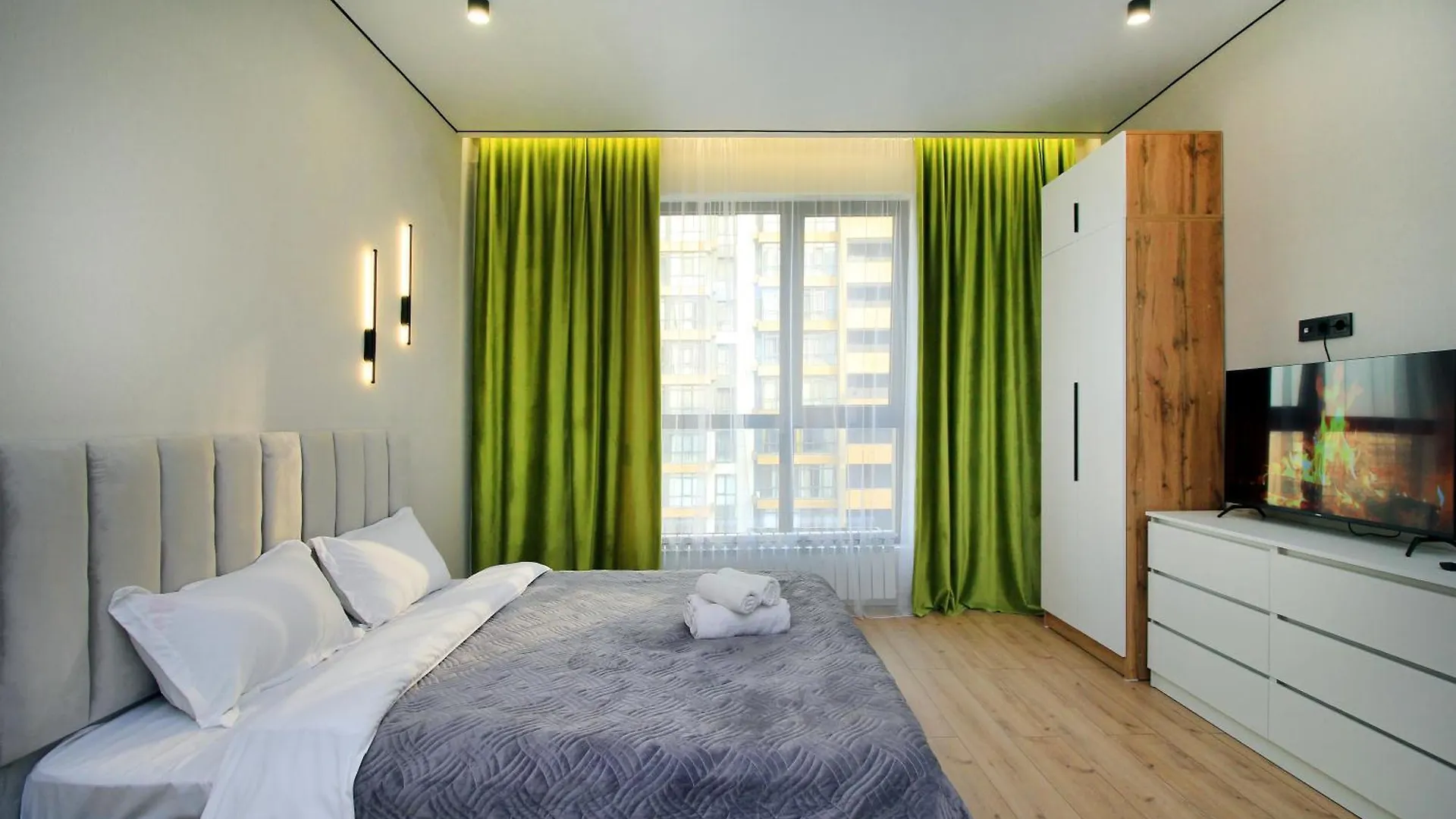 Уютный Апартмент В Жк Four Seasons Apartment Almaty